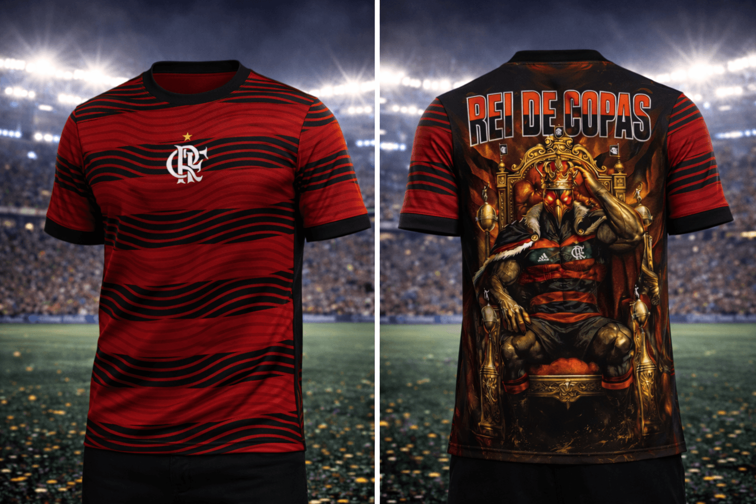 Camiseta Flamengo Rei de Copas - Frente