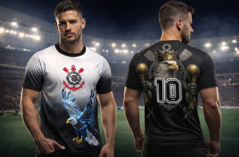 Camiseta Corinthians Águia Imperial - Frente